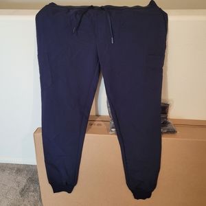 BNWT Mandala scrub navy joggers XL TALL